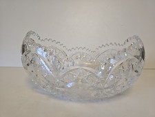 Large Leaded Cut Glass Crystal