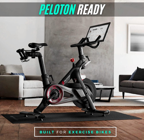 Exercise bike mat - exercise,