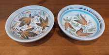 Pair of vintage Denby small