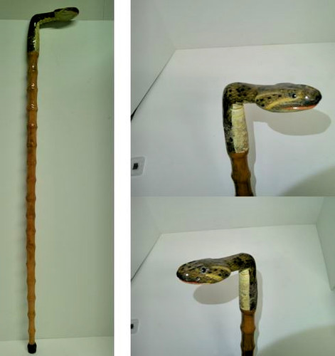Vintage cane wood - 37",