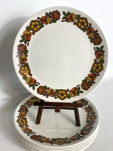 Vintage plate set 6 - set,