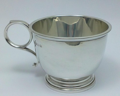 Antique sterling silver - silver, teacup