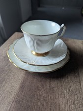 Aynsley Golden Crocus Tea Trio Cup Saucer and Plate