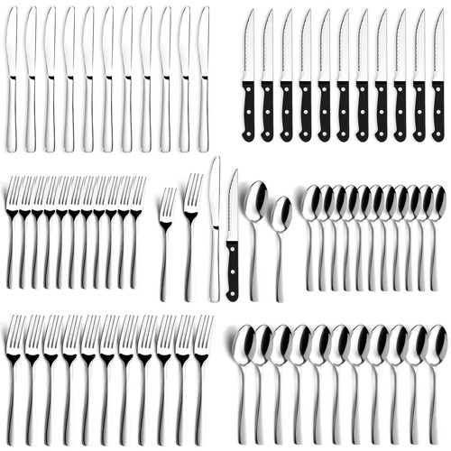 Bewos pieces silverware - 72-pieces,