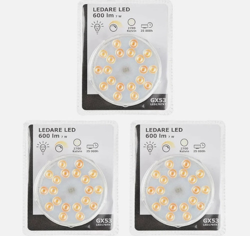 Ikea ledare gx53 led - ikea,