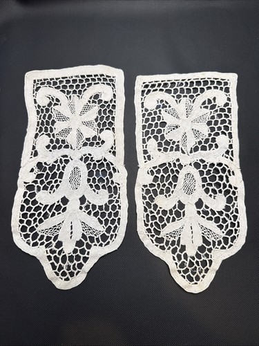 White vintage hand crochet - vintage,