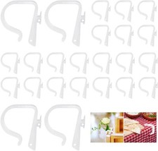 24Pcs Church Pew Clips for Wedding Decorations,TopRui Heavy Duty Plastic Hooks
