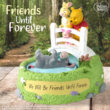 ✤ New PRECIOUS MOMENTS DISNEY Rotating Musical Figurine POOH EEYORE PIGLET
