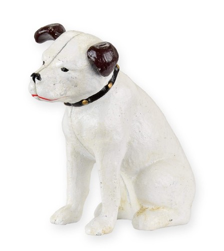 Cast iron nipper - dog, bank