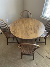 Farmhouse Solid Oak Wood 42"