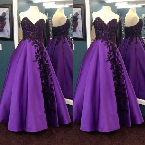 Gothic black purple wedding - gothic,