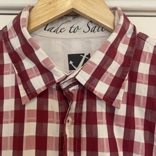 Chatham Marine, Red & White Check Flannel Long Sleeve Shirt, Mens XL, Good Cond 