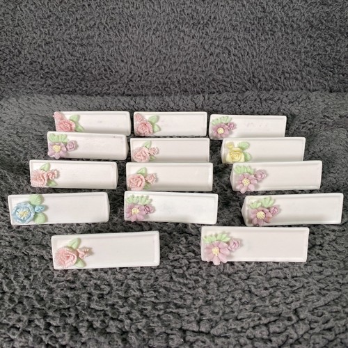 Vintage ceramic place card - vintage,