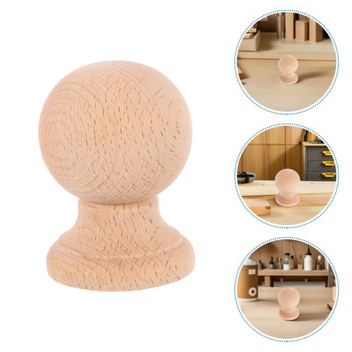 Pcs wood finial dowel cap - wood,
