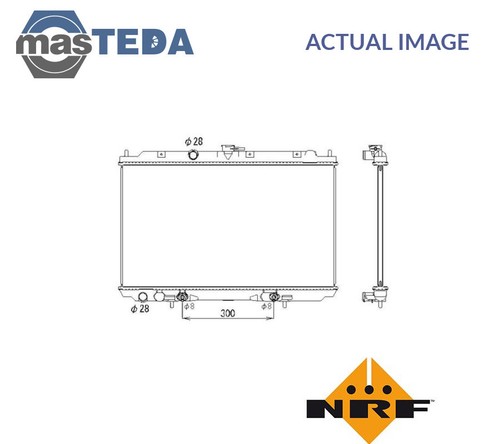 53436 engine cooling radiator - engine,