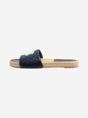 Chanel navy quilted lambskin - chanel,
