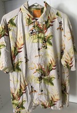 Tommy Bahama Mickey Mouse Disney Parks Hawaiian Shirt Surfing Rare Large