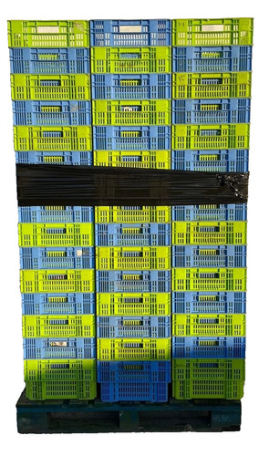 Perforated plastic stack - x,
