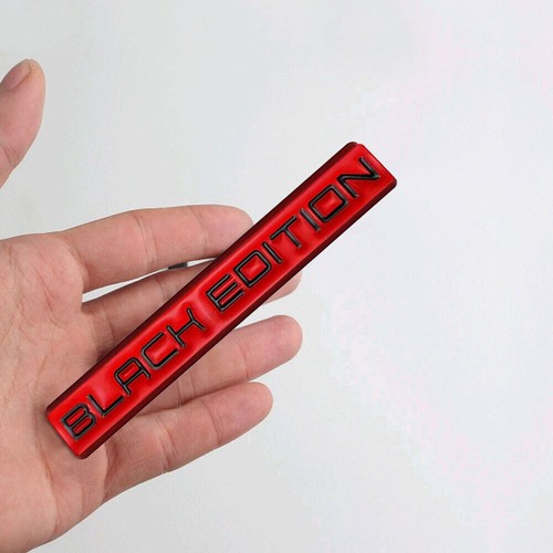 Metal black edition emblem - 3d,