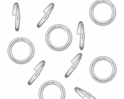 Solid 925 sterling silver jump - silver,