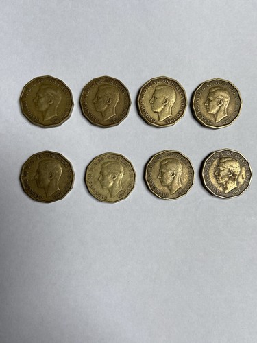 George brass threepence - george,