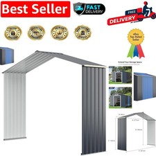 7x4FT/9x6FT Metal Garden Shed