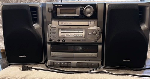 Aiwa dw630u boombox stereo - aiwa,