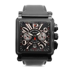 Franck Muller 45mm Black Cortez Conquistador Watch Ref 10000 K CC NR