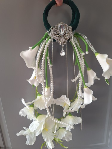 Beaded pearl wedding bridal - pearl,