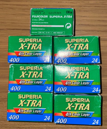 Fujicolor superia tra - x-tra, 400