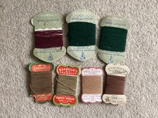 Lot 7 Vintage Cards of Darning