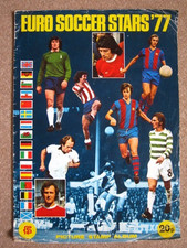 FKS Euro Soccer Stars 77 Photo Sticker Album Only 2 Stickers Missing Very Rare