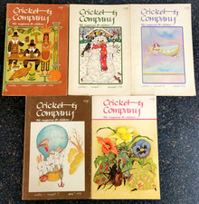 5 x Volume 1 Cricket & Company Magazines 1974 & 1975