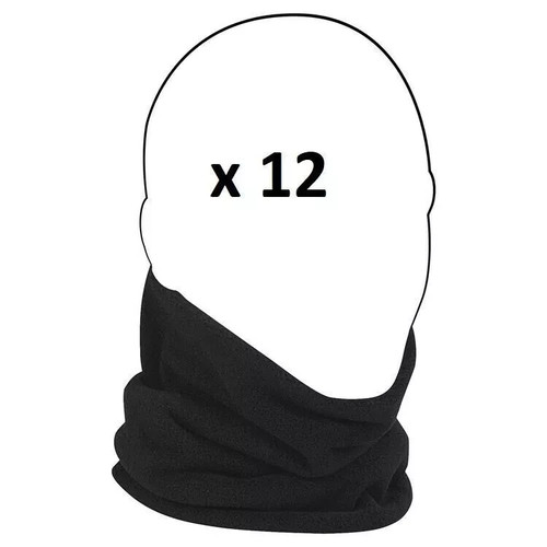12x black fleece winter - 12x, neck