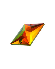 Swarovski 3240 Tabac Square Sew-On Crystals - 16mm M-Foiled (1pc) BRAND NEW