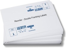 1000 Double Franking Labels | Self-Adhesive Address Labels | Pitney Bowes and N