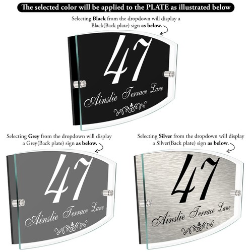 House number plaques - house,