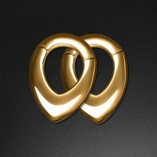 Spear Drop Gold PVD Magnetic