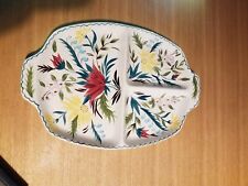 Bella Vista  (1960) Midwinter Hand Painted Ceramic Serving Divided Plate 38 cm L