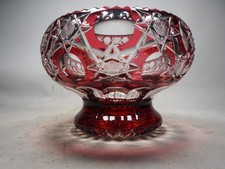 Large Footed Cranberry & Clear