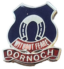 Dornoch Town Small Pin Badge