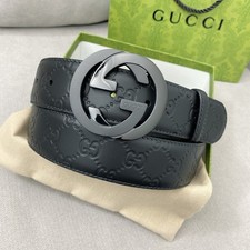 New Gucci Black Calfskin