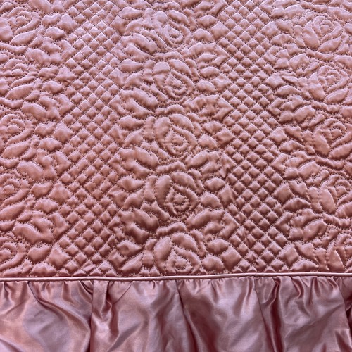 Vintage 1950s pink satin - vintage,