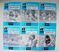Vintage Athletics Weekly Magazines x 6 from 1973