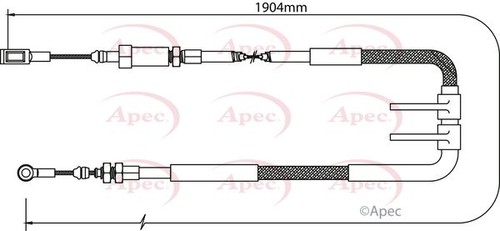 Apec cab1071 parking brake - parking,