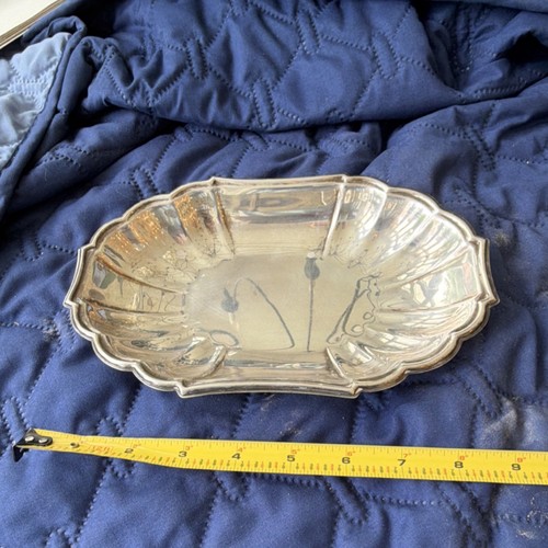Antique silverplate scalloped - silverplate,