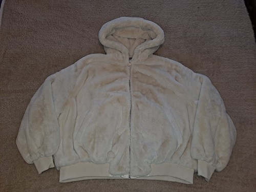 Zara teddy coat cream - ,