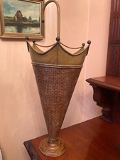 Old Vintage Antique Victorian Style Umbrella Parasol Walking Stick Stand