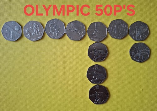 Olympic 50p set - set, of