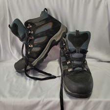 Mountain Warehouse Boots Mens Size 8 Black Suede Hiking Walking Outdoors ISODRY